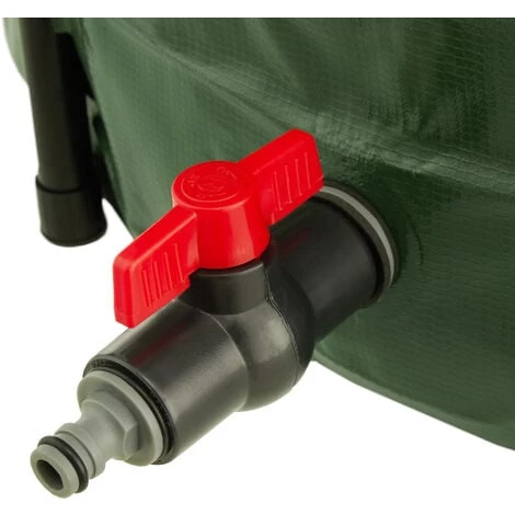 TECTAKE Récupérateur D'eau De Pluie - Réservoir D´eau De Pluie, Citerne D´eau De Pluie, Cuve à Eau - 200 L - Vert 7 TECTAKE Récupérateur D'eau De Pluie - Réservoir D´eau De Pluie, Citerne D´eau De Pluie, Cuve à Eau - 200 L - Vert – Image 5