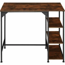 TECTAKE Table De Bar Industrielle Cannock 109x60x100cm - Table De Bar Style Industriel, Table De Bistrot, Table Haute - Bois Foncé Industriel 9 TECTAKE Table De Bar Industrielle Cannock 109x60x100cm - Table De Bar Style Industriel, Table De Bistrot, Table Haute - Bois Foncé Industriel -TECTAKE Soldes 2022 67422350 3