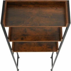 TECTAKE Étagère De Salle De Bain Seattle - étagère Sur Pied, étagère De Toilette, étagère à Placer Au-dessus D’un Meuble -TECTAKE Soldes 2022 67432358 4