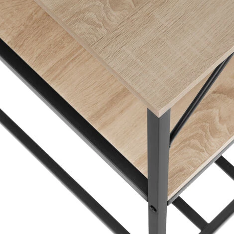 TECTAKE Étagère De Cuisine Akeley - Étagère De Cuisine De Style Industriel, étagère Sur Pied, étagère De Rangement - Bois Clair Industriel, Chêne Sonoma 6 TECTAKE Étagère De Cuisine Akeley - Étagère De Cuisine De Style Industriel, étagère Sur Pied, étagère De Rangement - Bois Clair Industriel, Chêne Sonoma – Image 4
