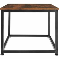 TECTAKE Table D’appoint Lynch 100x55x45,5cm - Table Basse De Style Industriel, Table De Canapé, Table De Salon - Bois Foncé Industriel 9 TECTAKE Table D’appoint Lynch 100x55x45,5cm - Table Basse De Style Industriel, Table De Canapé, Table De Salon - Bois Foncé Industriel -TECTAKE Soldes 2022 68414266 3
