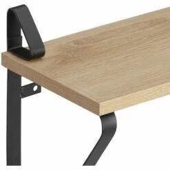 TECTAKE 2 étagères Suspendues Irvine - Ensemble De 2 étagères Suspendues Au Style Industriel, étagère Murale, étagère Flottante -TECTAKE Soldes 2022 69571444 5