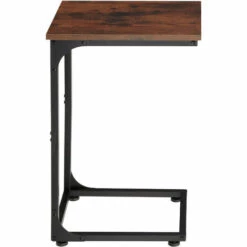 TECTAKE Table D’appoint Erie 40x30x63cm - Table D’appoint De Style Industriel, Table Basse, Table De Canapé - Bois Foncé Industriel -TECTAKE Soldes 2022 70071752 3
