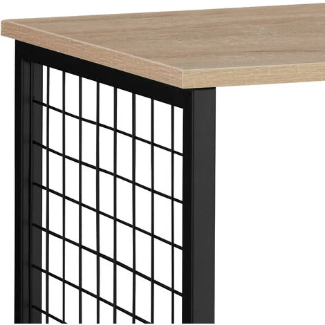 TECTAKE Table D’appoint Gary 40x40x48cm - Table D’appoint De Style Industriel, Table De Chevet, Table De Chambre à Coucher - Bois Clair Industriel, Chêne Sonoma 7 TECTAKE Table D’appoint Gary 40x40x48cm - Table D’appoint De Style Industriel, Table De Chevet, Table De Chambre à Coucher - Bois Clair Industriel, Chêne Sonoma – Image 5