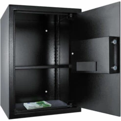 TECTAKE Coffre Fort Electronique De Sécurité En Acier + 2 Clés + Code Digital 50 Cm X 35 Cm X 34,5 Cm Noir - Noir -TECTAKE Soldes 2022 7513789 4