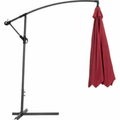 TECTAKE Parasol Déporté Inclinable Rouge Pied En Métal + Housse De Protection - Rouge 10 TECTAKE Parasol Déporté Inclinable Rouge Pied En Métal + Housse De Protection - Rouge -TECTAKE Soldes 2022 7513799 4