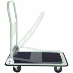 TECTAKE Chariot Pliable 4 Roues En Acier 73 Cm X 47 Cm X 83 Cm Charge 150 Kg - Blanc -TECTAKE Soldes 2022 7513825 3
