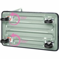 TECTAKE Chariot Pliable 4 Roues En Acier 73 Cm X 47 Cm X 83 Cm Charge 150 Kg - Blanc -TECTAKE Soldes 2022 7513825 4