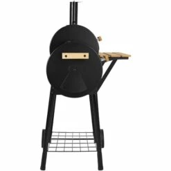 TECTAKE Barbecue, Grill, Fumoir, Smoker Américain XXL Avec Thermomètre De Température - Charbon De Bois - Noir -TECTAKE Soldes 2022 7513844 4