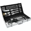 TECTAKE Kit Barbecue 18 Ustensiles En Acier Inoxydable + Mallette De Rangement 47 Cm X 8 Cm X 22 Cm - Gris -TECTAKE Soldes 2022 7513846 1