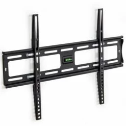 TECTAKE Support Mural TV Pour écran 32" à 63" Réglable Noir - Noir