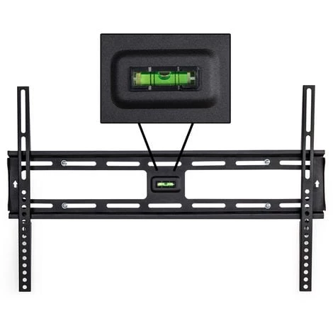 TECTAKE Support Mural TV Pour écran 32" à 63" Réglable Noir - Noir 3 TECTAKE Support Mural TV Pour écran 32" à 63" Réglable Noir - Noir – Image 2
