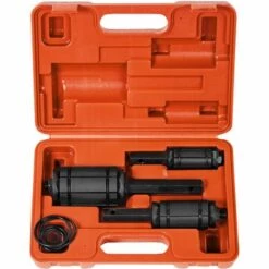 TECTAKE Expandeur Élargisseur Pour Tube De Pot D'Echappement 30 - 83 Mm Ø En Acier + 1 Coffret De Rangement - Rouge