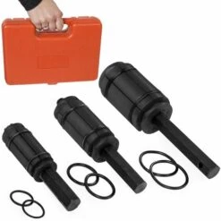 TECTAKE Expandeur Élargisseur Pour Tube De Pot D'Echappement 30 - 83 Mm Ø En Acier + 1 Coffret De Rangement - Rouge -TECTAKE Soldes 2022 7513863 3