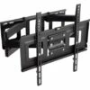 TECTAKE Support TV Mural Pour Ecran 32" à 55" Inclinable Et Orientable - Noir -TECTAKE Soldes 2022 7513883 1