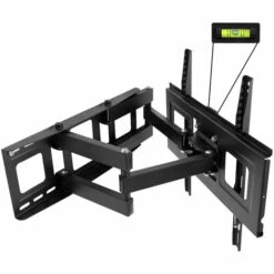 TECTAKE Support TV Mural Pour Ecran 32" à 55" Inclinable Et Orientable - Noir -TECTAKE Soldes 2022 7513883 2