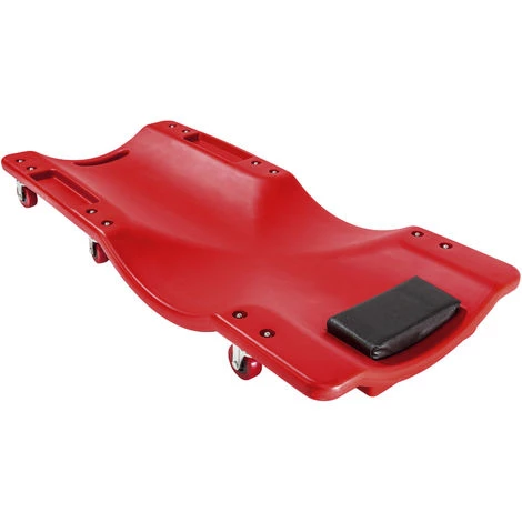 TECTAKE Chariot De Visite, De Garagiste, De Mécanicien à Roulettes 90 Cm X 41 Cm X 9,5 Cm Rouge - Rouge 4 TECTAKE Chariot De Visite, De Garagiste, De Mécanicien à Roulettes 90 Cm X 41 Cm X 9,5 Cm Rouge - Rouge – Image 2