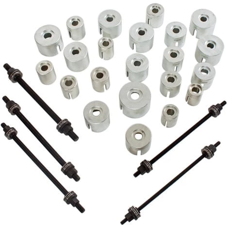 TECTAKE Coffret Extracteur De Roulements Arrache Roulement 27 Pièces - Gris 6 TECTAKE Coffret Extracteur De Roulements Arrache Roulement 27 Pièces - Gris – Image 4