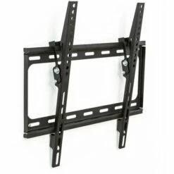 TECTAKE Support TV Mural Universel Inclinable "32-55" - Noir
