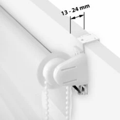 TECTAKE Store De Fenêtre Enrouleur Double Occultant Adaptable 143 Cm X 175 Cm Blanc - Blanc -TECTAKE Soldes 2022 7513957 4