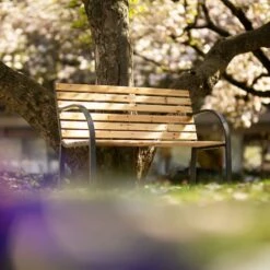 TECTAKE Banc De Jardin En Bois Design 119,5 Cm X 62 Cm X 83 Cm Structure En Acier - Marron -TECTAKE Soldes 2022 7514000 3