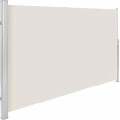 TECTAKE Brise Vue Rétractable De Balcon Jardin Terrasse Occultant En PVC Et Aluminium 3 M X 1,6 M Beige - Beige