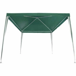 TECTAKE Tonnelle De Jardin Autoportante 3 M X 3 M Structure En Métal Vert - Vert -TECTAKE Soldes 2022 7514096 3