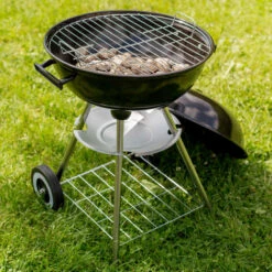 TECTAKE Barbecue Boule Ø 41,5 Cm Acier Galvanisé Grill Fumoir Avec Régulateur De Ventilation Température - Charbon De Bois - Noir -TECTAKE Soldes 2022 7514132 4