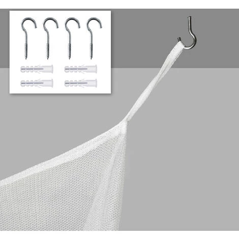 TECTAKE Moustiquaire Pour Lit En Polyester Anti Insectes 220 Cm X 200 Cm X 210 Cm Blanc - Blanc 6 TECTAKE Moustiquaire Pour Lit En Polyester Anti Insectes 220 Cm X 200 Cm X 210 Cm Blanc - Blanc – Image 4