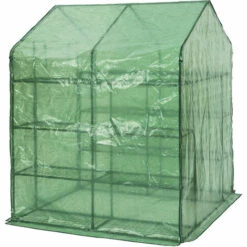 TECTAKE Serre De Jardin 2,1 M² + Bâche Armée Vert - Vert 11 TECTAKE Serre De Jardin 2,1 M² + Bâche Armée Vert - Vert -TECTAKE Soldes 2022 7514191 5