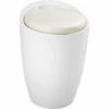 TECTAKE Tabouret Coffre De Rangement 18 Litres Siège Multifonction à 36 Cm X 51 Cm Blanc - Blanc -TECTAKE Soldes 2022 7514272 1