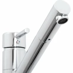 TECTAKE Mitigeur De Lavabo Robinet Pour Cuisine Et Salle De Bain Design En Laiton Chromé 22,5 Cm X 4,5 Cm X 22 Cm - Gris -TECTAKE Soldes 2022 7514317 3