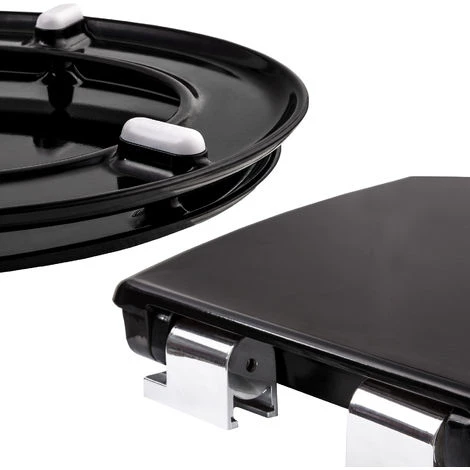 TECTAKE Abattant WC Toilette Frein De Chute 45,5 Cm X 39 Cm X 4,5 Cm Noir - Noir 6 TECTAKE Abattant WC Toilette Frein De Chute 45,5 Cm X 39 Cm X 4,5 Cm Noir - Noir – Image 4