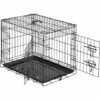TECTAKE Caisse De Transport Pour Chien En Acier Pliable 60 Cm X 44 Cm X 51 Cm Noir - Noir -TECTAKE Soldes 2022 7514395 1