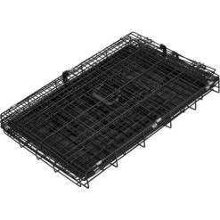 TECTAKE Caisse De Transport Pour Chien En Acier Pliable 60 Cm X 44 Cm X 51 Cm Noir - Noir -TECTAKE Soldes 2022 7514395 5