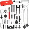 TECTAKE Coffret 34 Pièces D'outils De Calage Distribution Moteur Pour Audi Seat Skoda Volkswagen - Noir -TECTAKE Soldes 2022 7514422 1