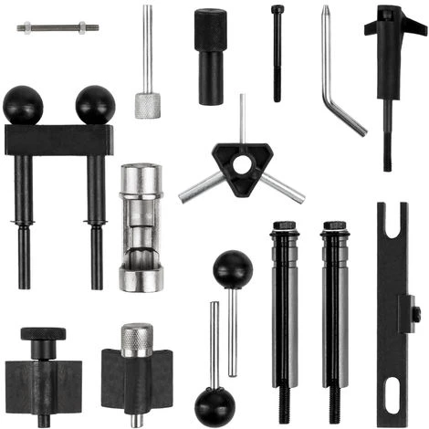 TECTAKE Coffret 34 Pièces D'outils De Calage Distribution Moteur Pour Audi Seat Skoda Volkswagen - Noir 5 TECTAKE Coffret 34 Pièces D'outils De Calage Distribution Moteur Pour Audi Seat Skoda Volkswagen - Noir – Image 3