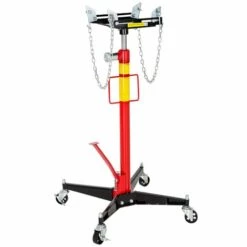 TECTAKE V?rin De Fosse Hydraulique Support Moteur 500 Kg Réglable En Acier - Rouge