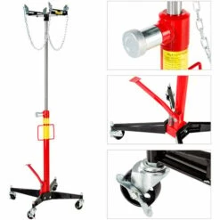 TECTAKE V?rin De Fosse Hydraulique Support Moteur 500 Kg Réglable En Acier - Rouge -TECTAKE Soldes 2022 7514425 3