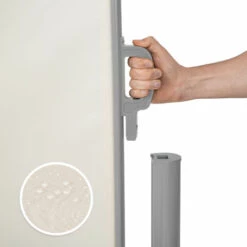 TECTAKE Brise Vue Rétractable De Balcon Jardin Terrasse Occultant Double En PVC Et Aluminium 6 M X 1,6 M Beige - Beige -TECTAKE Soldes 2022 7514431 5
