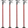 TECTAKE Lot De 4 Etais Télescopiques De Soutien à Gâchette Réglables De 115 Cm à 290 Cm Rouge 1 TECTAKE Lot De 4 Etais Télescopiques De Soutien à Gâchette Réglables De 115 Cm à 290 Cm Rouge -TECTAKE Soldes 2022 7514456 1