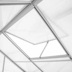 TECTAKE Serre De Jardin Polycarbonate Adoss?e 2,39 M² + 1 Lucarne - Blanc Transparent -TECTAKE Soldes 2022 7514490 5