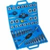 TECTAKE Boite De 45 Outils, Tarauds Et Fili?res En Acier Carbone - Bleu -TECTAKE Soldes 2022 7514508 1