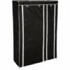 TECTAKE Armoire Penderie ? 6 Compartiments En Tissu 107 Cm X 175 Cm X 45 Cm Noir - Noir -TECTAKE Soldes 2022 7514523 1