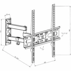 TECTAKE Support Mural TV Avec Bras Articulé Orientable Et Inclinable Pour Ecran Plat 26" à 55" Noir - Noir 10 TECTAKE Support Mural TV Avec Bras Articulé Orientable Et Inclinable Pour Ecran Plat 26" à 55" Noir - Noir -TECTAKE Soldes 2022 7514552 4