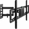 TECTAKE Support Mural TV Pour Ecran 32" à 60" Inclinable Orientable Noir - Noir -TECTAKE Soldes 2022 7514554 1