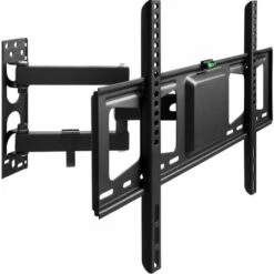 TECTAKE Support Mural TV Pour Ecran 32" à 60" Inclinable Orientable Noir - Noir