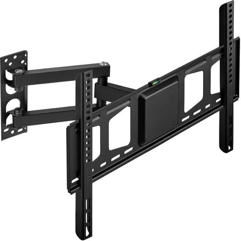 TECTAKE Support Mural TV Pour Ecran 32" à 60" Inclinable Orientable Noir - Noir 6 TECTAKE Support Mural TV Pour Ecran 32" à 60" Inclinable Orientable Noir - Noir – Image 4