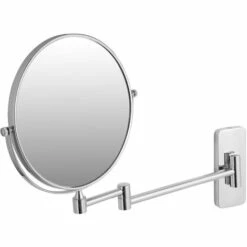 TECTAKE Miroir De Salle De Bain Grossissant X10 En Acier - Argent -TECTAKE Soldes 2022 7514567 4