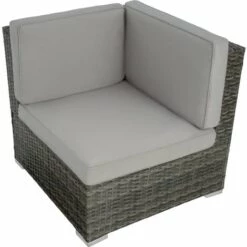 TECTAKE Salon De Jardin VENISE 7 Places Design 6 Fauteuils 1 Tabouret 1 Table En Résine Tressée Gris - Gris 10 TECTAKE Salon De Jardin VENISE 7 Places Design 6 Fauteuils 1 Tabouret 1 Table En Résine Tressée Gris - Gris -TECTAKE Soldes 2022 7514596 4